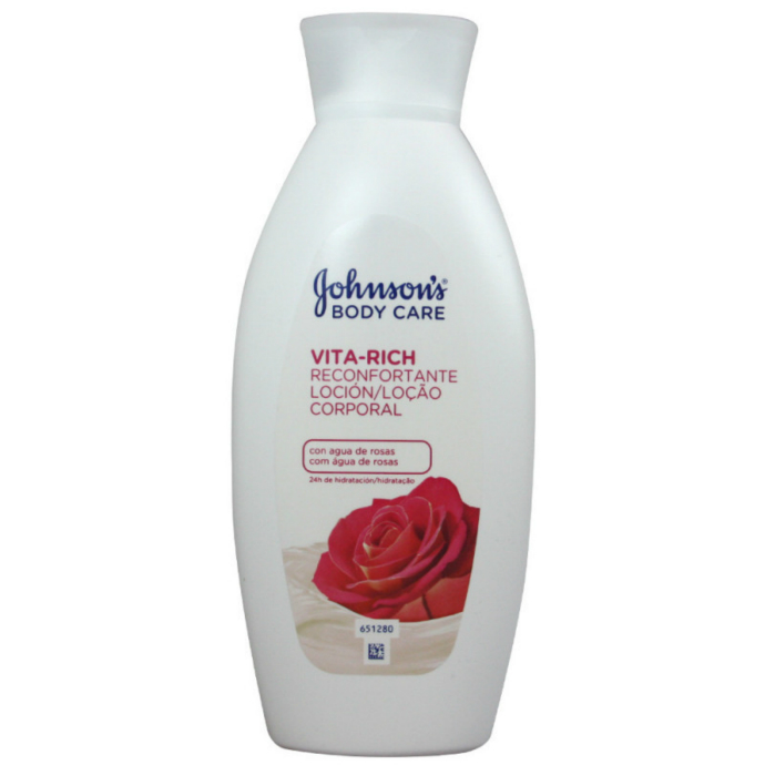 JOHNSONS Vita Rich body lotion Soothing Water of Roses 400ml (MOS) (CARGO)