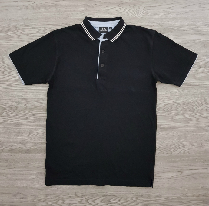 JRC Mens Polo Shirt (BLACK) (S - M - L - XL - XXL - 3XL)