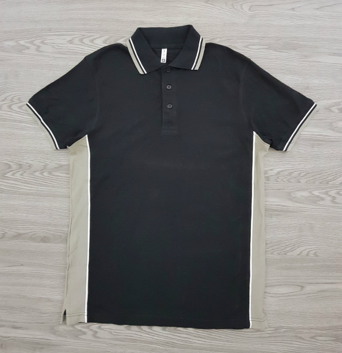 JRC Mens Polo Shirt (BLACK) (S - M - L - XL)
