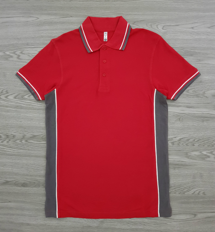 JRC Mens Polo T-Shirt (RED) (XS - S -  M - L - XL - XXL - 3XL)