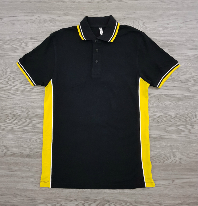JRC Mens Polo T-Shirt (BLACK) (S - M - L - XL - XXL - 3XL)