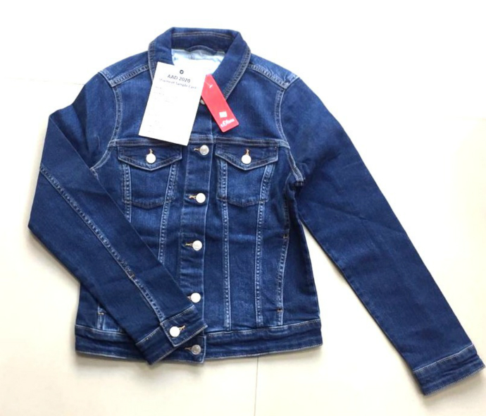 S.OLIVER Ladies Jeans Jacket (DARK BLUE) ( XS - S - M - L - XL - XXL - 3XL )