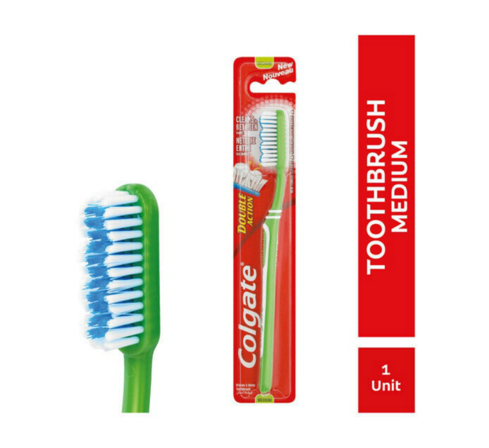 COLGATE Double Action Toothbrush (RANDOM COLOR) (MOS)