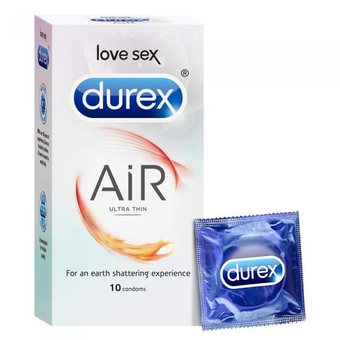 DUREX Air Ultra Thin Condoms - 10 Count (Exp: 09.2022) (MOS)