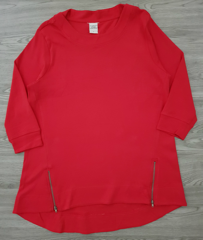 GENERIC Ladies Long Sleeved Shirt (RED) (L - XL -2XL - 3XL)