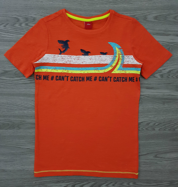 SOLIVER Boys T-Shirt (ORANGE) (104 CM to 140 CM)
