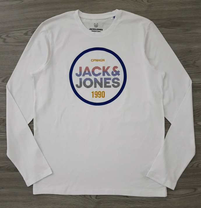 JACK AND JONES Boys Long Sleeved Shirt (WHITE) (10 to 16 Years)