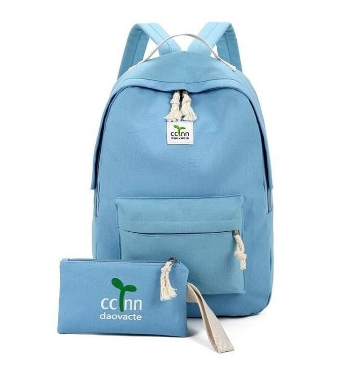 Ladies 2 Pce Back Pack (SKY BLUE) (OS)