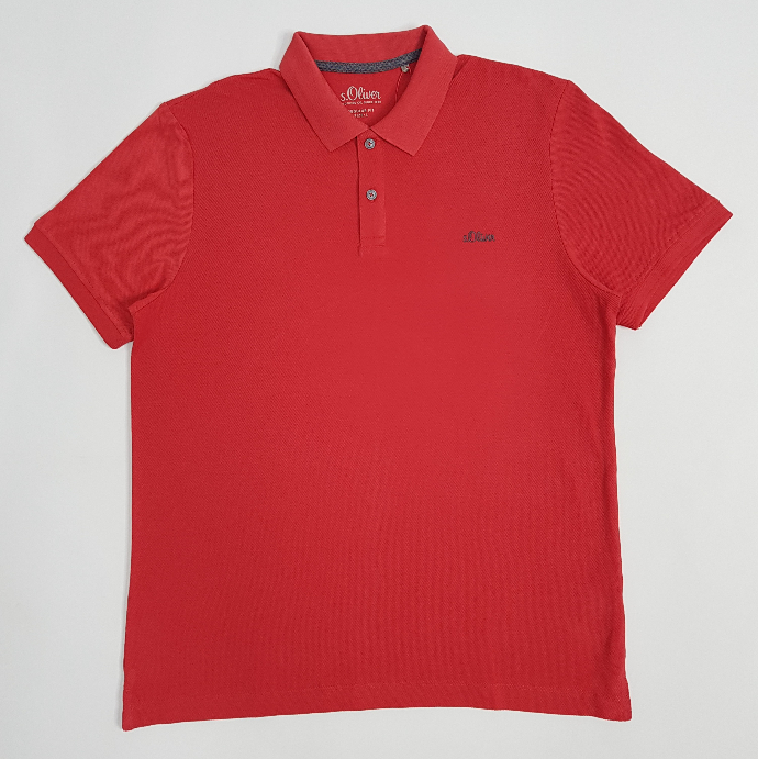 SOLIVER Mens Polo Shirt (RED) (S - L - XL - 2XL - 3XL)