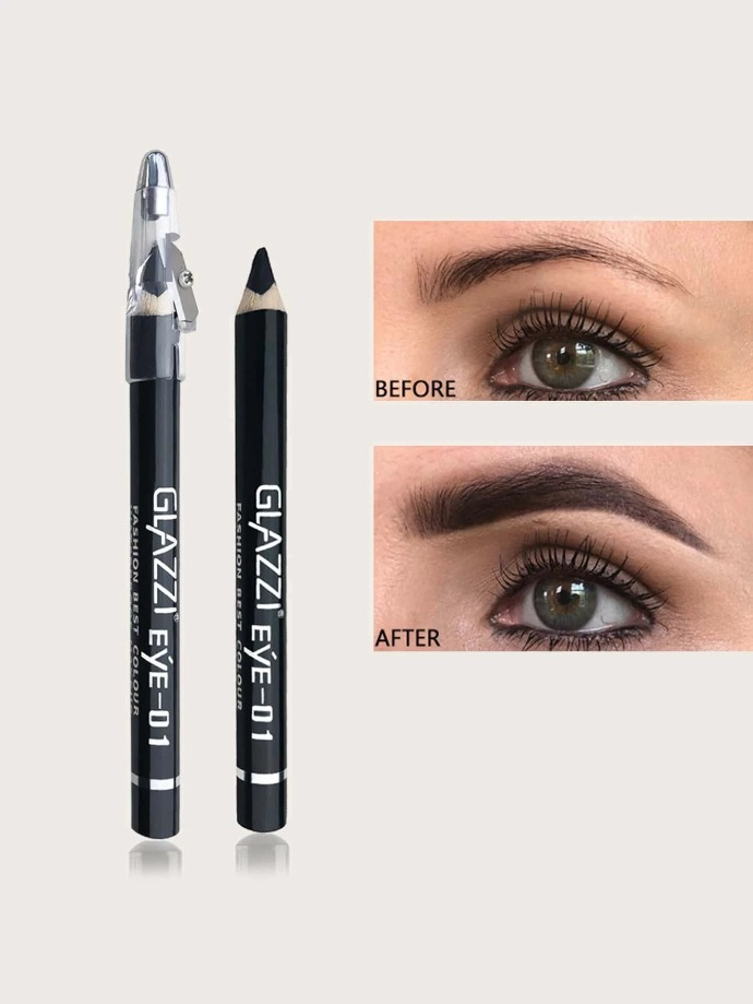 GLAZZI  Waterproof Eyeliner Pencil Black 01 (FRH)