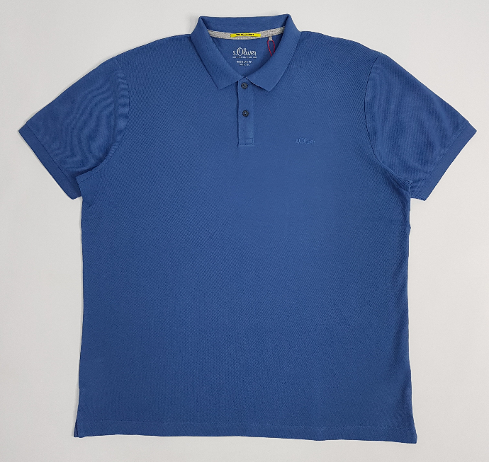 SOLIVER Mens Polo Shirt (BLUE) (XL- 2XL - 3XL)