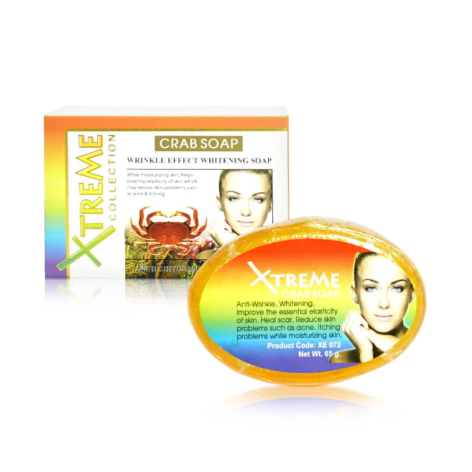Xtreme Crab soap Wrinkle Effect Whitening Soap 65G (MOS)(CARGO)