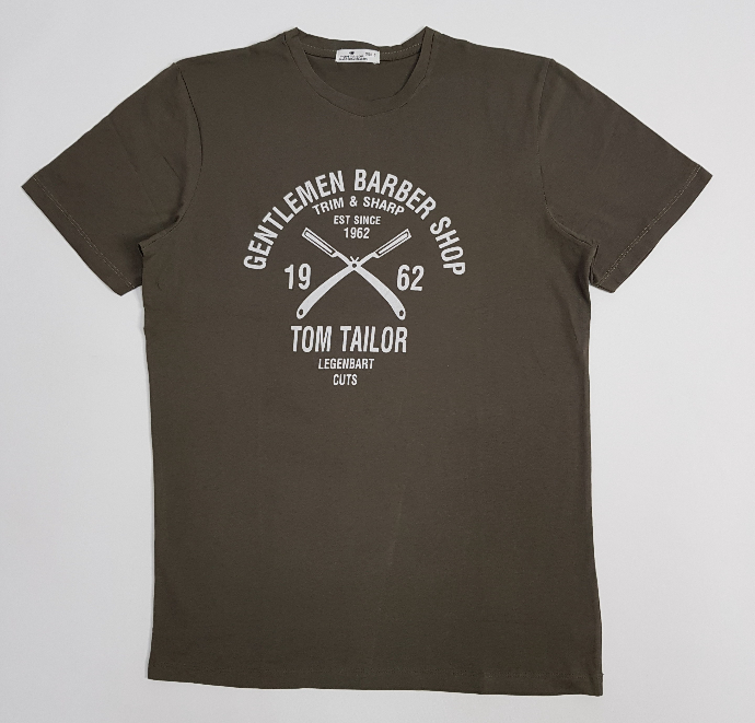 TOM TAILOR Mens T-Shirt (BROWN) (S - M - L)