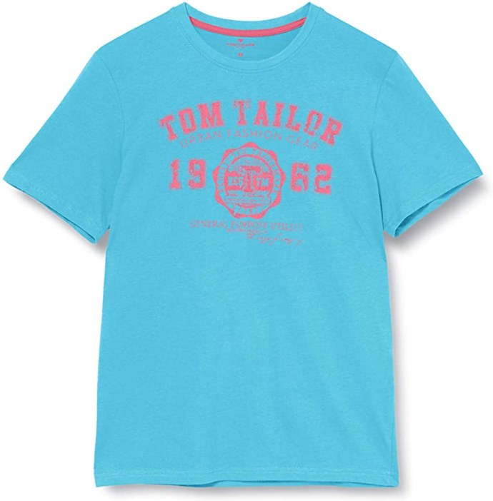 TOM TAILOR Mens T-Shirt (BLUE) (M - L - XL - 2XL - 3XL)