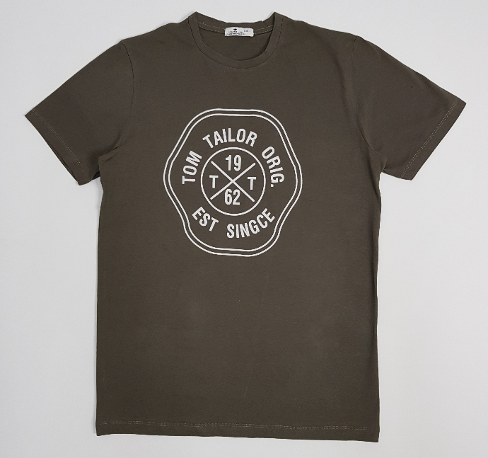 TOM TAILOR Mens T-Shirt (BROWN) (S - M)