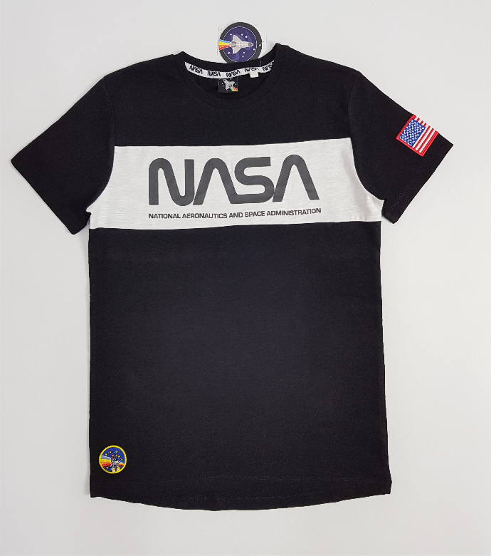 NASA Boys T-Shirt (BLACK) (4 To 12 Years)