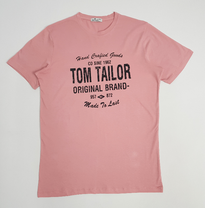 TOM TAILOR Mens T-Shirt (PINK) (S)
