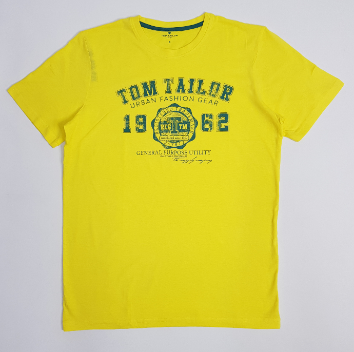 TOM TAILOR Mens T-Shirt (YELLO) (S - M - L - XL - 2XL)