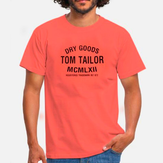 TOM TAILOR Mens T-Shirt (PINK) (M)