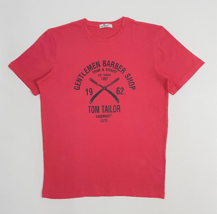 TOM TAILOR Mens T-Shirt (RED) (S - M)