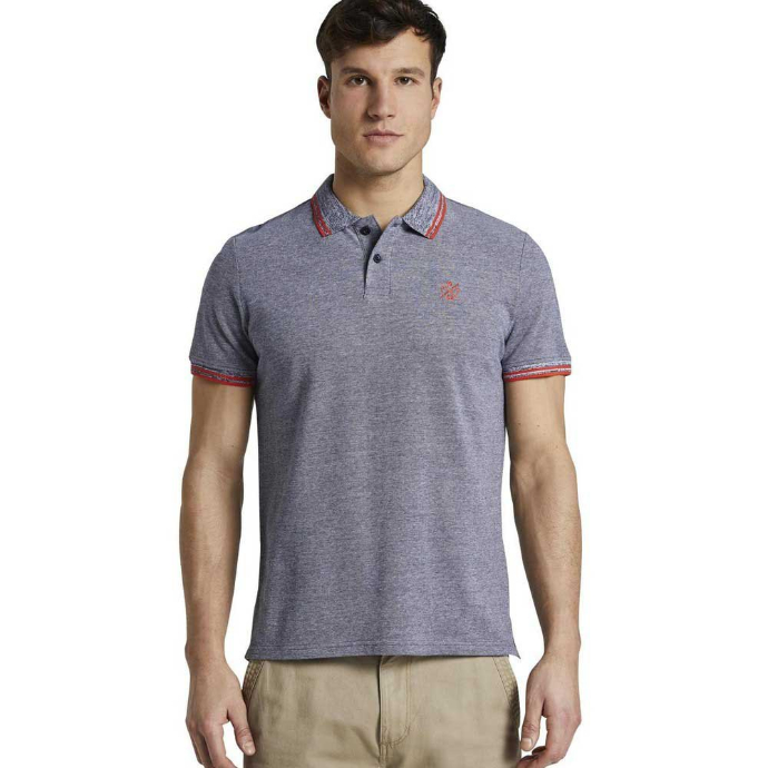 TOM TAILOR Mens Polo Shirt (GRAY) (S - M - L - XL - XXL - 3XL)