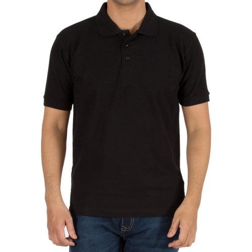 AUTHENTIC Mens Polo Shirt (BLACK) (XL - XXL)