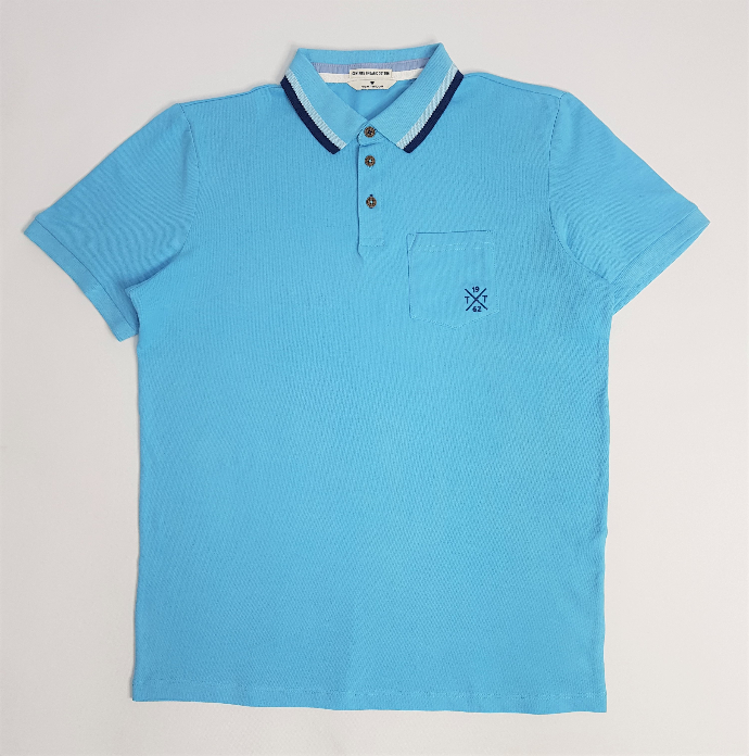 TOM TAILOR Mens Polo Shirt (LIGHT BLUE) (S - M - L - XL - XXL - 3XL)