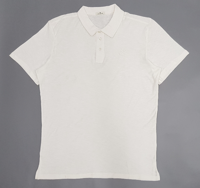 TOM TAILOR Mens Polo Shirt (WHITE) (M - L - XL - XXL)