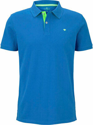 TOM TAILOR Mens Polo Shirt (BLUE) (S - M - L - XL - XXL - 3XL)