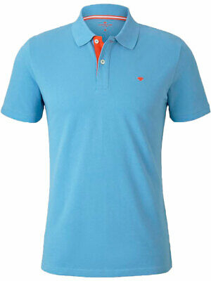 TOM TAILOR Mens Polo Shirt (LIGHT BLUE) (S - M - L - XL - XXL - 3XL)