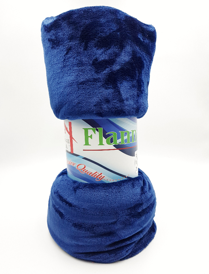 FLANNEL Blanket (BLUE) (200 × 220 CM)