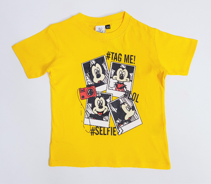 MICKEY MOUSE Boys T-Shirt (YELLOW) (2 to 9 Years)