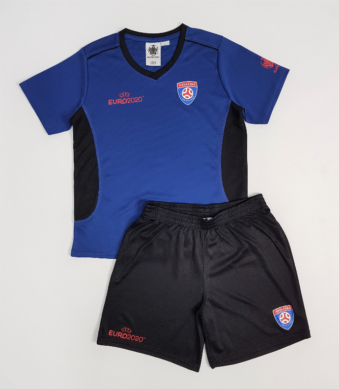 UEFA EURO 2020 Boys Football Kit (BLUE - BLACK) (8 to 14 Years)