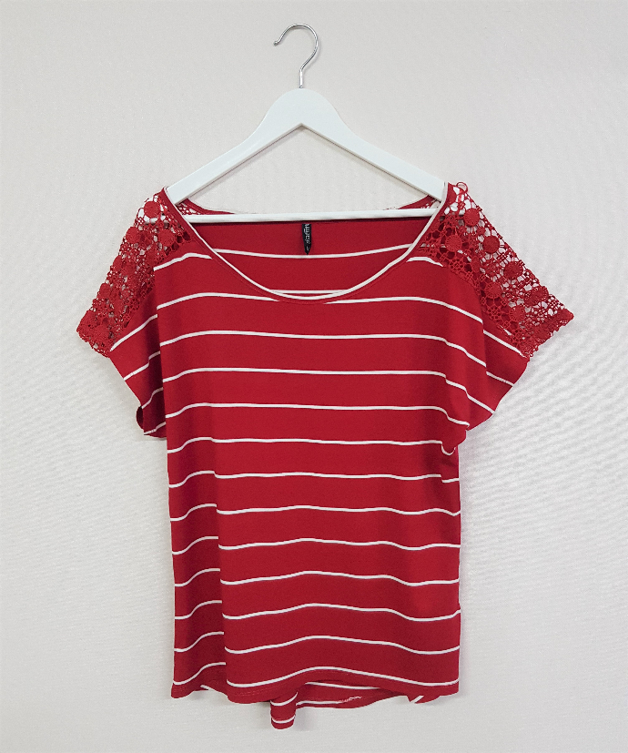 LAURA TORELLI Ladies T-Shirt (RED) (M - L - XL)