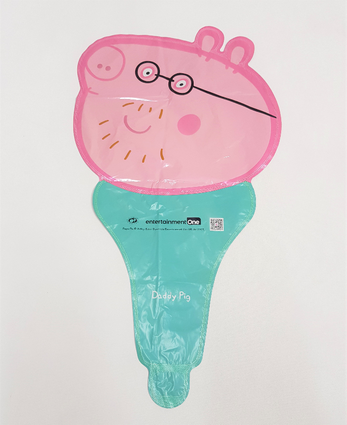 Balloon With Peppa Pig Design (PINK - GREEN) ( ONE SIZE )