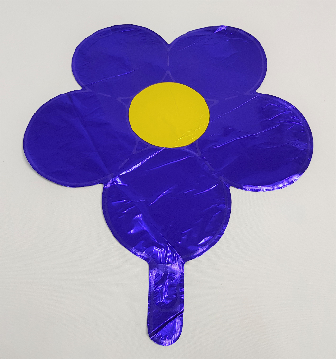 Balloon With Flower Design (BLUE - YELLOW) (Os)