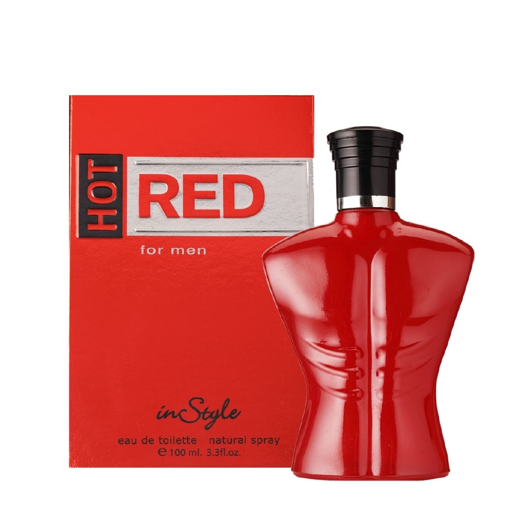 Instyle Hot Red for Men Eau De Toilette Natural Spray 100 ML (GM)(CARGO)