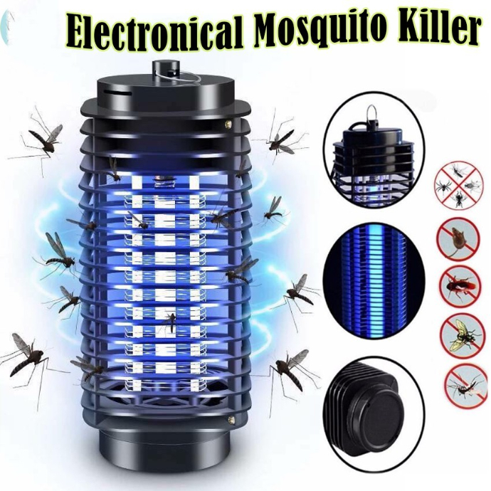 LM3B 3W Light Control Electronical Mosquito Killer LED LAMP (BLACK) (OS) (GM)