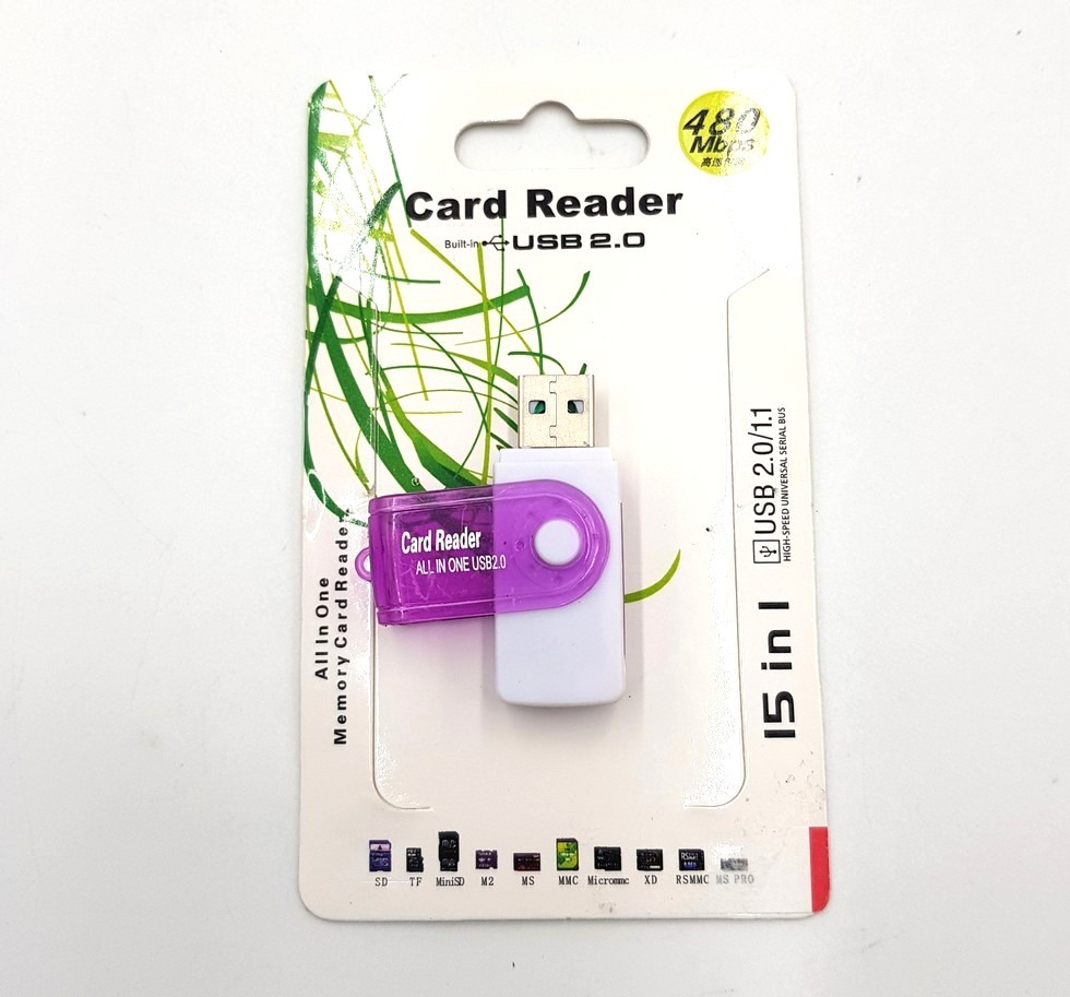 15 in 1USB - Card Memory Card Reader 2.GB