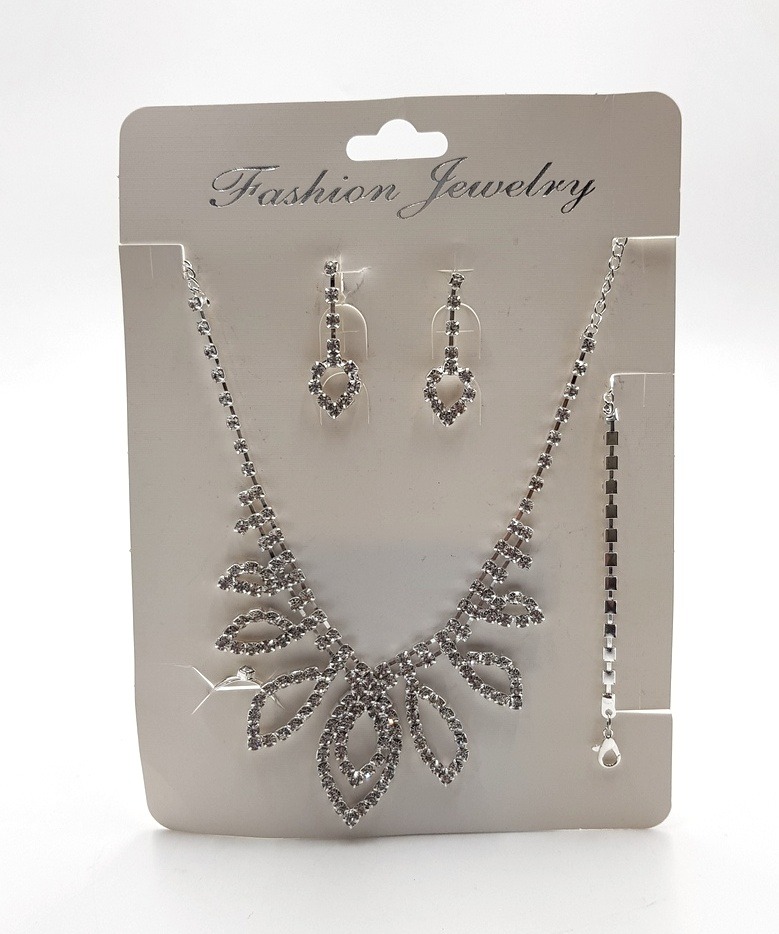 Shine Bright | Sparkle Fashion Jewelry Set: Earrings, Loop, Sparkle Ring & Bracelet
