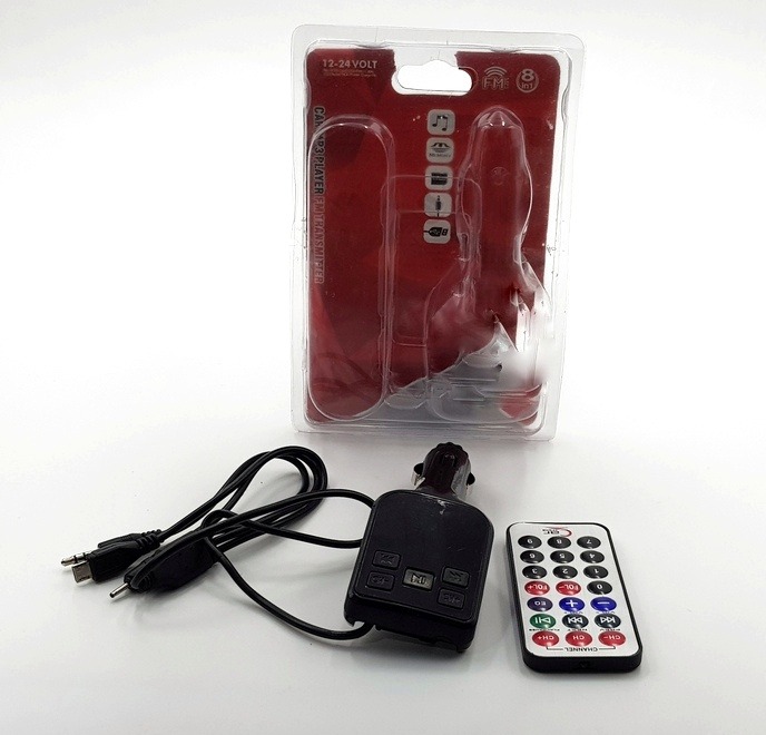 Mp3 Wireless Fm Transmitter with Sd Card and USB Jump Drive Slot