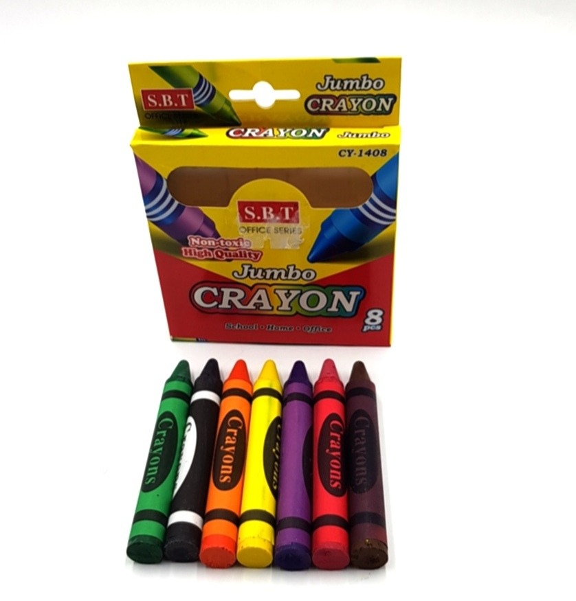 8 Pcs color kids crayon set