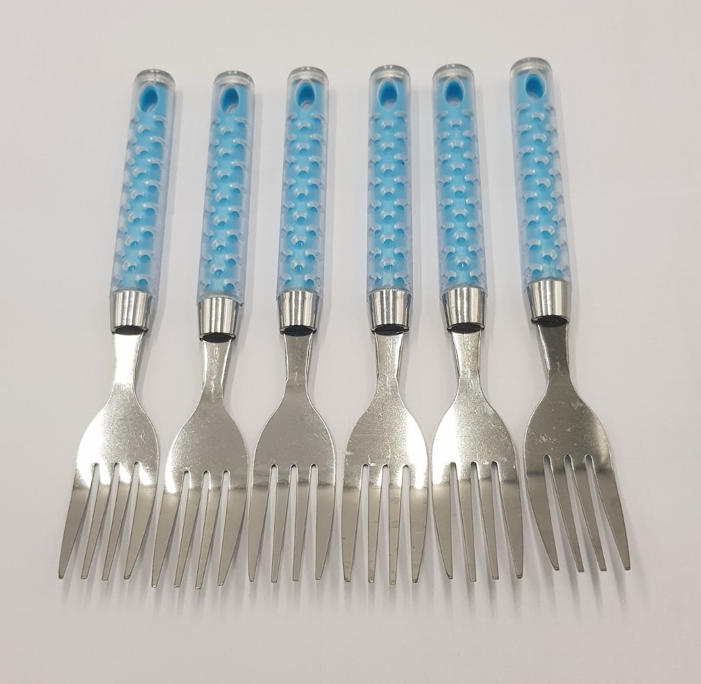 Fork Service With Blue Handle