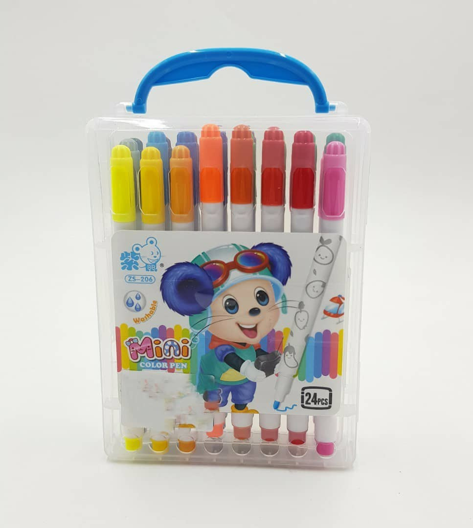 24 Color Marker Art Drawing Set
