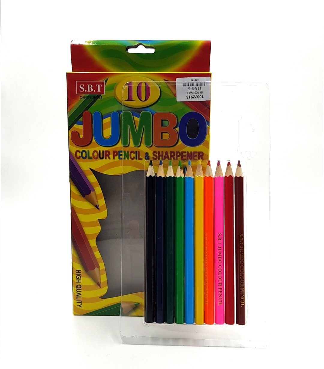 10 Pcs Colouring Pencils