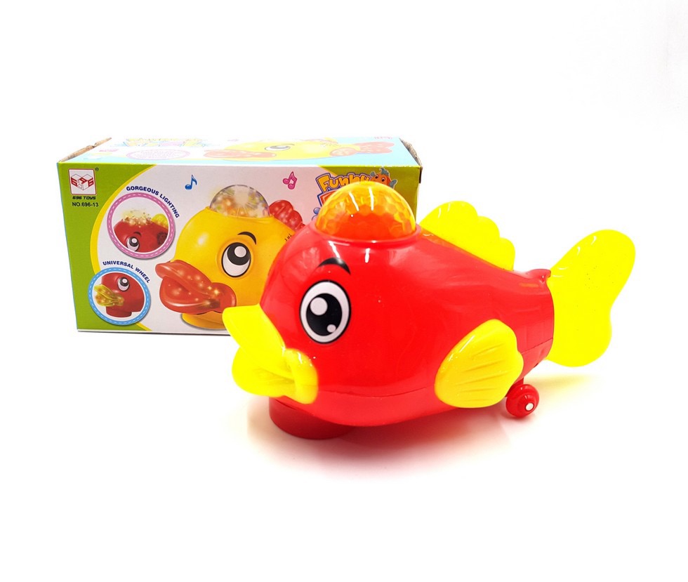 Funny Fish Toy 3D Lights and music for kids