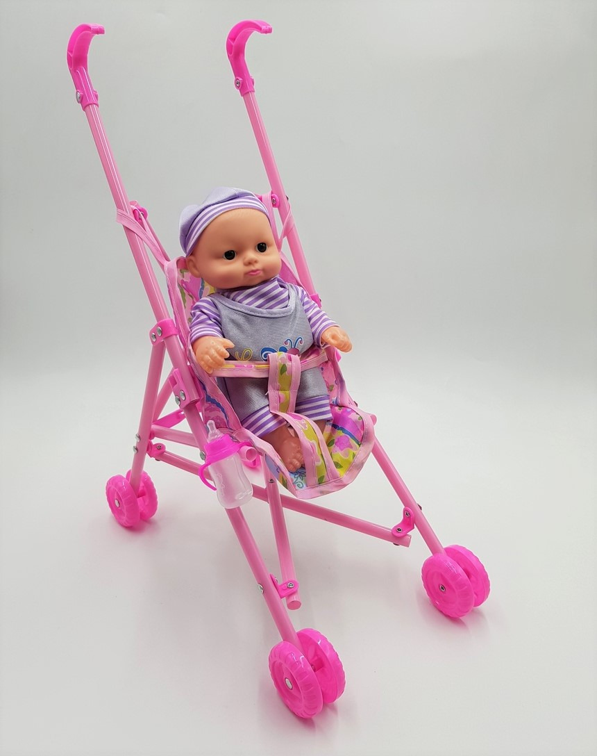 Kid Connection Baby Doll Stroller Set