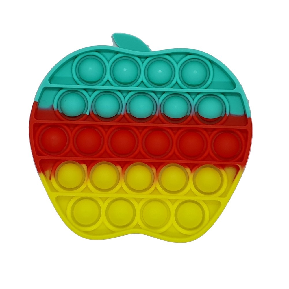 Fidget Toy Anti Stress apple Multicolour Push Pop It