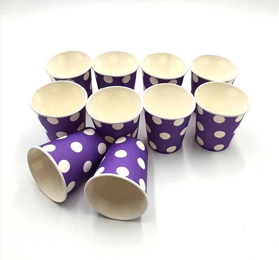 10 PCS Paper disposable cup voor verjaardag zomer tuin party table accessories