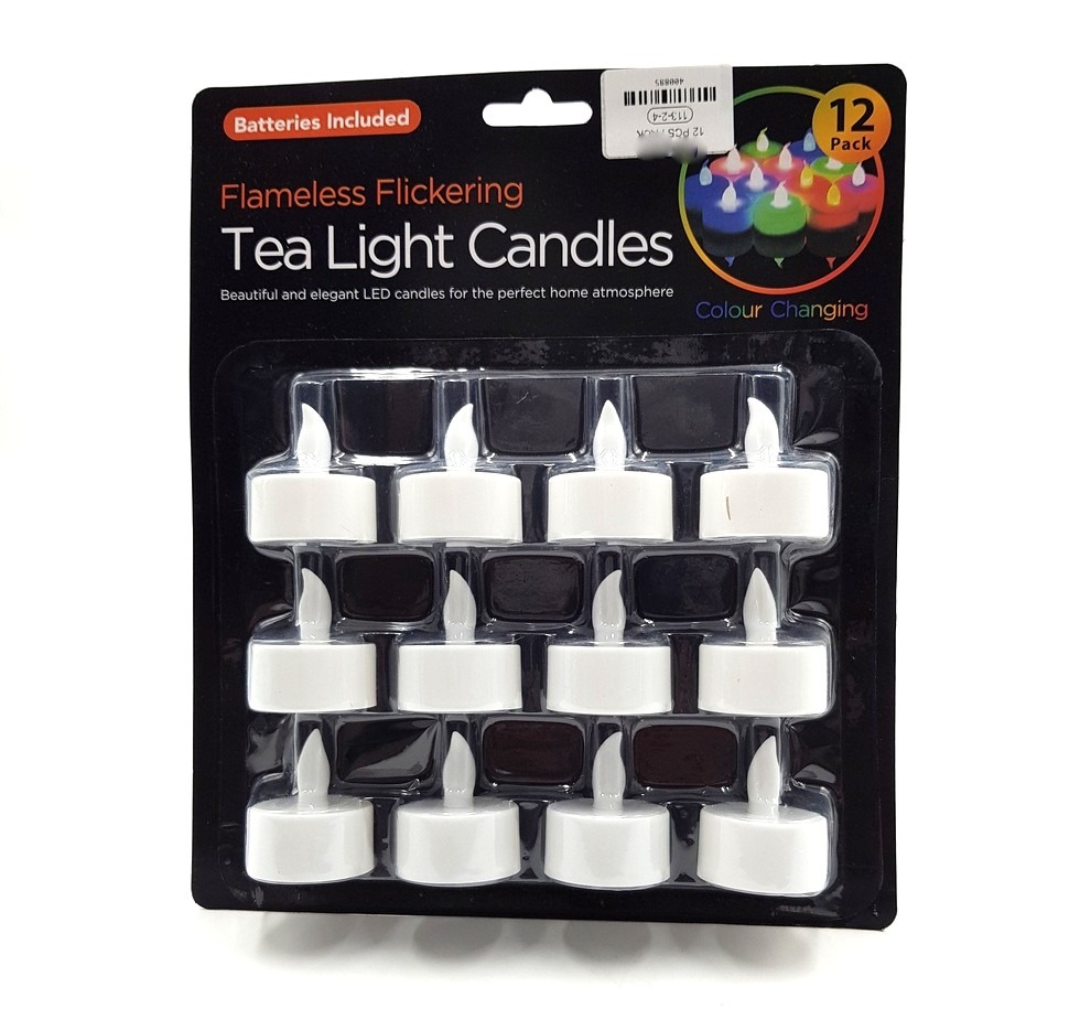 12 Pcs Pack Tea Light Candles